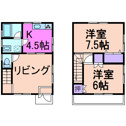【間取り】 | 掲載写真は同建物・反転タイプのお部屋です。現況優先といたします。