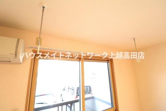 セジュール モナリエ Ａ/Ｂの展望|室内物干し