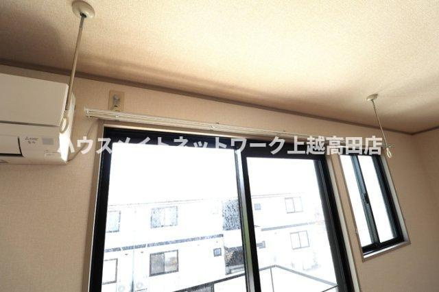 セジュールかきざき Ａの展望|室内物干し
