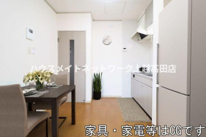 セジュールかきざき Ａの内装|ＤＫ（ＣＧイメージ）