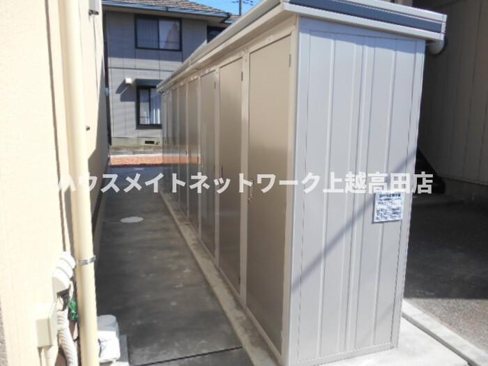 セジュールハナミズキの設備|外部物置
