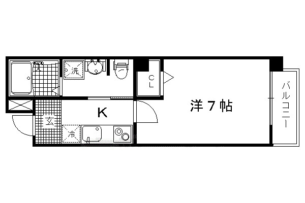 メサヴェルデ今出川の間取り