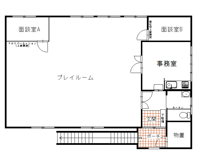 鳥取大通3丁目20貸事務所 の間取り