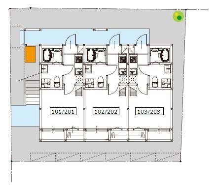 ライトミドル岩槻の区画図