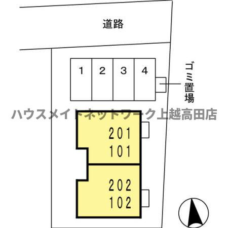 なでしこの区画図|配置図