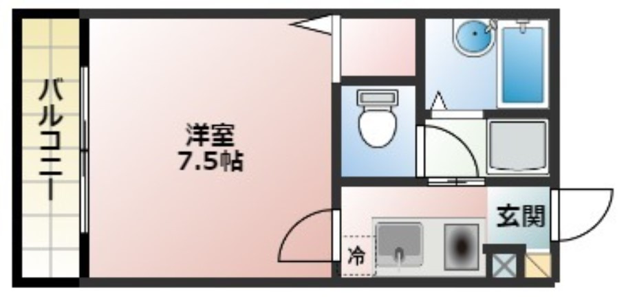 オーラ新浦安の間取り