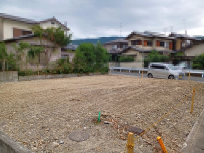 【外観】 | 京都市左京区岩倉中町　土地 | 物件南東側からのお写真になります。
