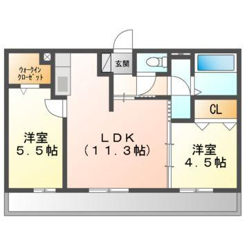 ゴールドウイング　Ｂの間取り