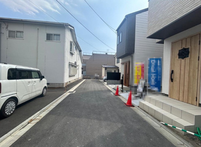 【前面道路含む現地写真】 | 壬生辻町　新築戸建　1号地