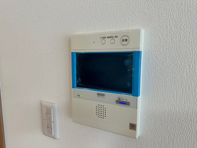 ユニーブル一社パークアベニューのセキュリティ|モニター付きインターホンは、来客の際に来訪者のお顔を確認できるので安心です！