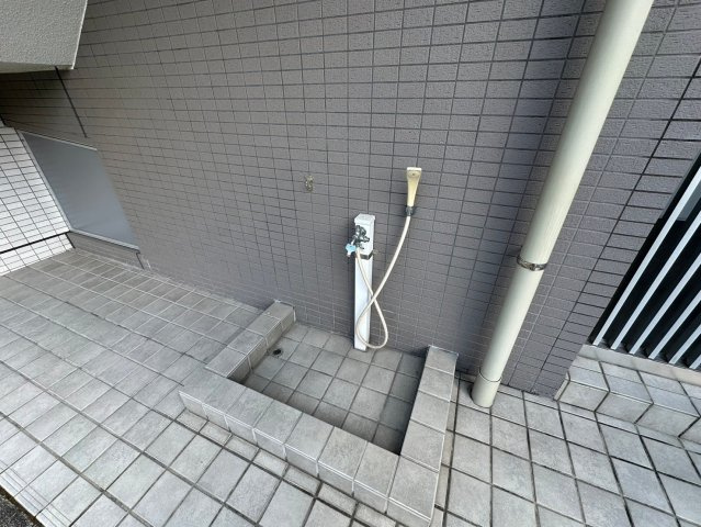 ユニーブル一社パークアベニューの設備|ペット専用の足洗い場があります！