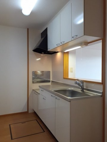 プリムローズＢのキッチン|使いやすいキッチンです