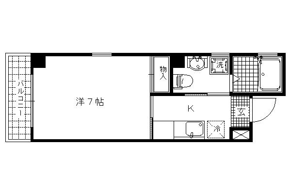 サンパティック伍番館の間取り