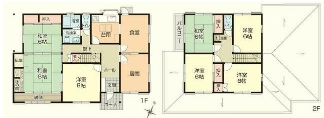 【間取り】 | 各務原市鵜沼宝積寺町