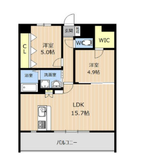 【間取り】 | LIBTH博多駅南CENTRAL　HPに初期費用掲載「プライスホーム」で検索！