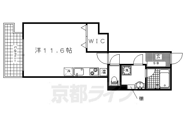 アクアレリスト今出川の間取り