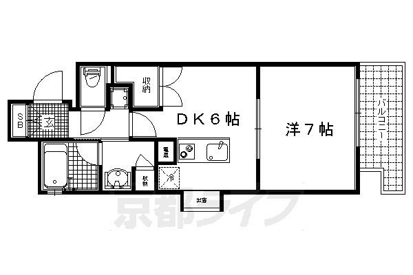 アクアレリスト今出川の間取り