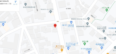 【地図】 | 鳥取市今町1丁目中古戸建て