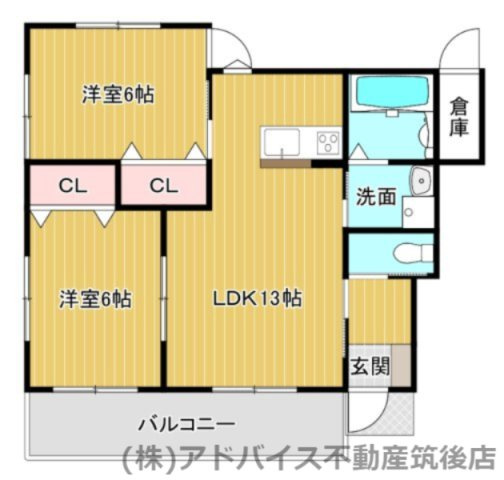 モンシャトレⅡの間取り