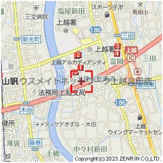 ボナール メルヴェイユの地図|位置図