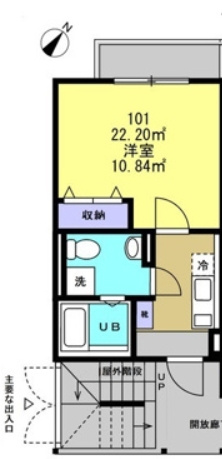 アンソレイエ鴻巣の間取り