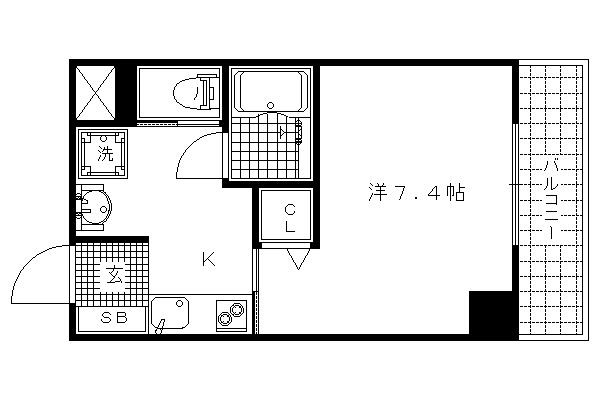 BelleVille千本今出川の間取り|【代表的な間取りです】