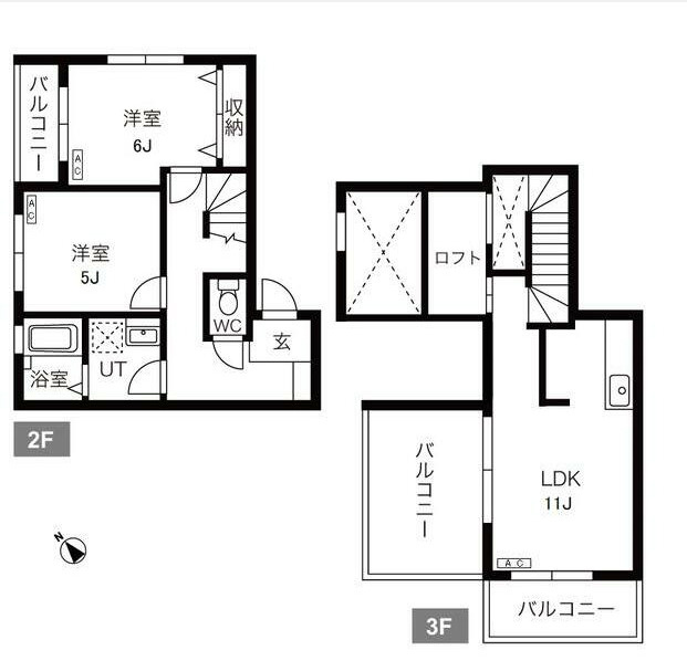 エイトピア成田東の間取り
