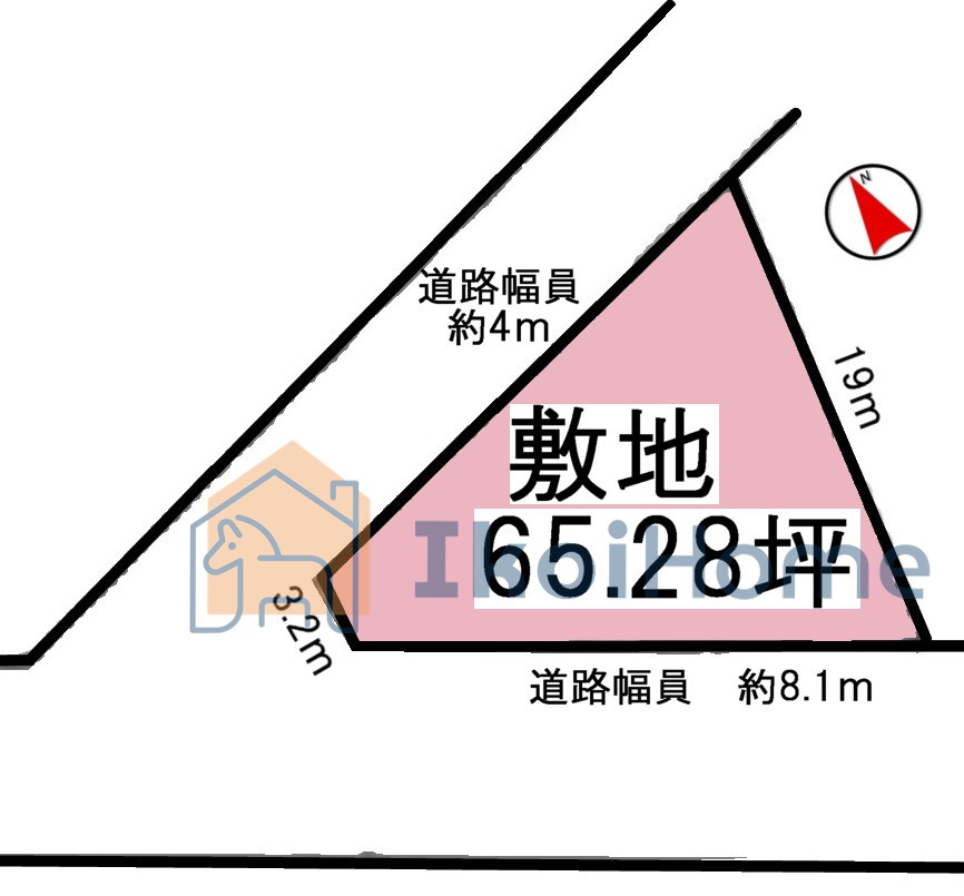 明石市二見町西二見　土地の土地図|●年中無休：当日予約可●　小中学校徒歩すぐ♪目の前には公園がありますので子育てしやすい住環境です。