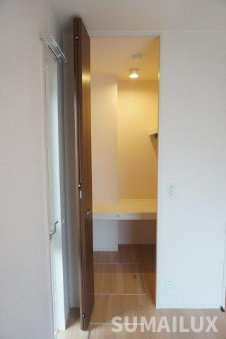 熊本市東区御領８丁目のアパートの収納