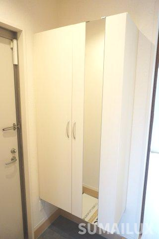 熊本市東区御領８丁目のアパートの玄関