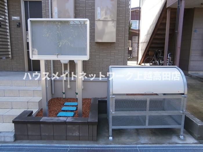 ラソのその他共用部分|ゴミ置場・掲示板