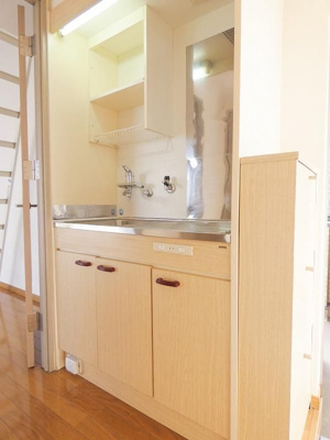 【キッチン】 | パイナリィー唐人町 | 別号室の写真になります。現況優先。