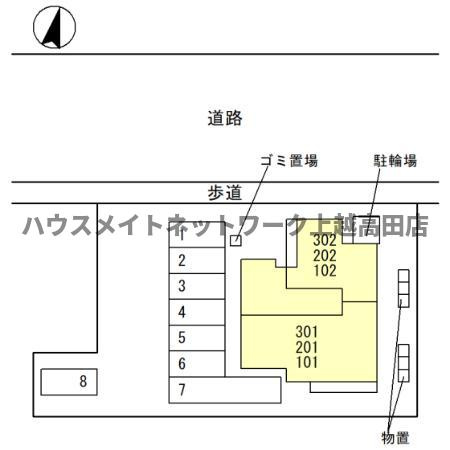 リオグランデ Ⅰの区画図|配置図