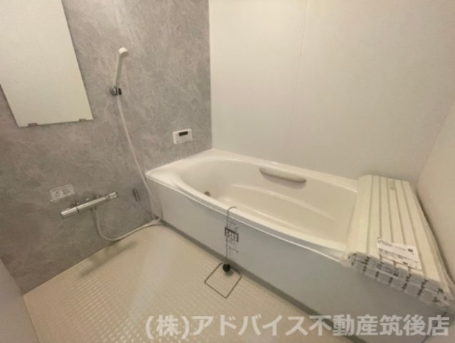 久留米市城島町楢津のアパートの浴室