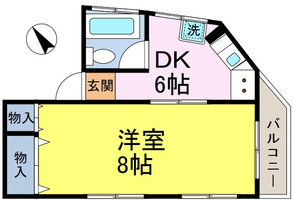 サンケイビルの間取り