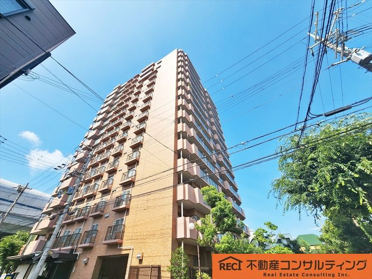 ハイツオークラ東灘の外観|南向き陽当たり良好
