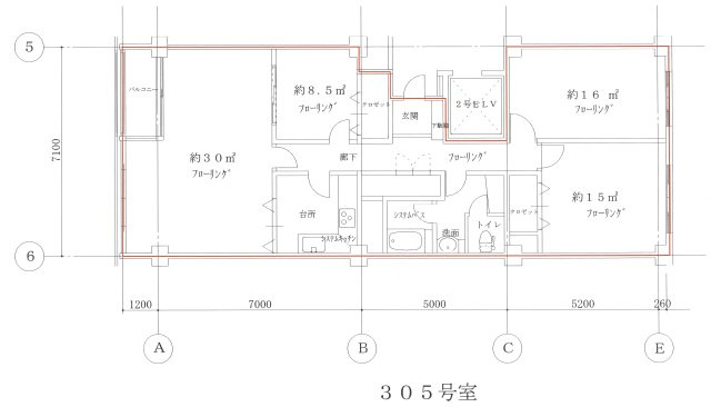 グリーンファンタジアビルの間取り