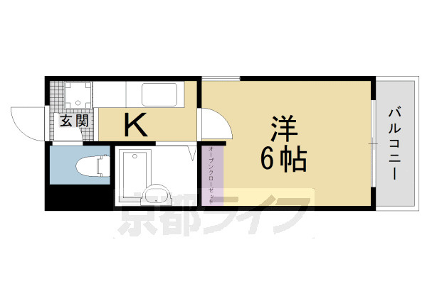 鞍馬口フラットの間取り|セパレートタイプに改装済の部屋もあり
