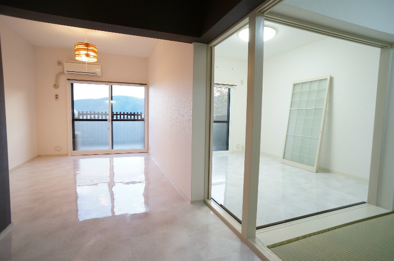 ビューハイツ京都山科の居間・リビング