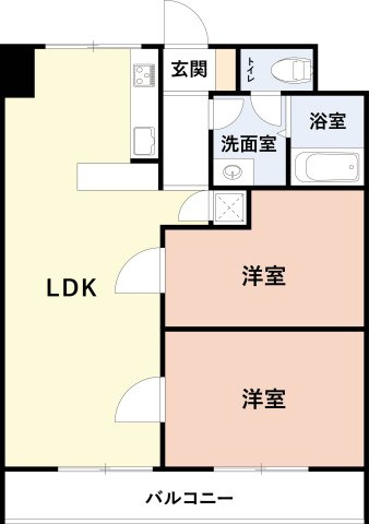 【間取り】 | 都町リハイムA棟