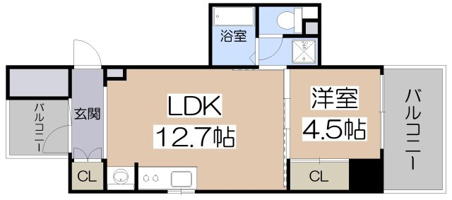 【間取り】 | ブリリアントコートクラージュ | 間取り