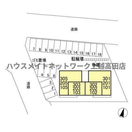 ルミナーレの区画図|配置図