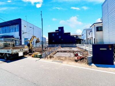 【外観】 | ◇茅ヶ崎市南湖新築住宅2号棟◇ | ◆前面道路も幅員があり車の運転も安心！前面道路は閑静な住宅地。車通りの少ない道路です。お子様にも安心です。