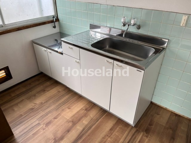 和歌山市中之島のアパートのキッチン|お料理しやすいキッチンです