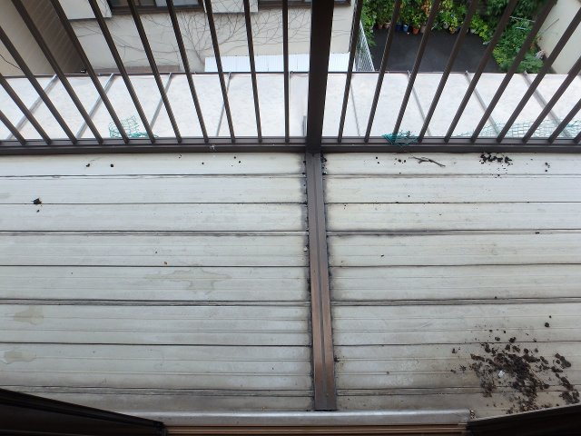 書写戸建てのバルコニー