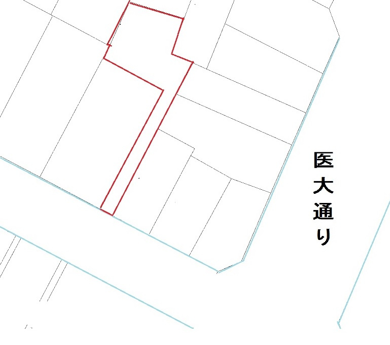 久留米市城南町の中古一戸建の区画図