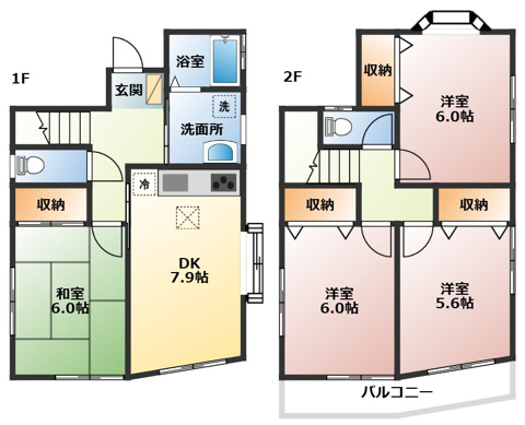 金谷2丁目貸家の画像