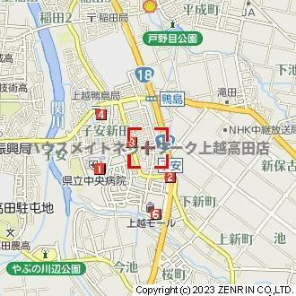 ロイヤルガーデン子安 Ｂの地図|位置図