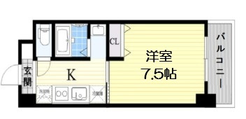 【間取り】 | KDXレジデンス難波