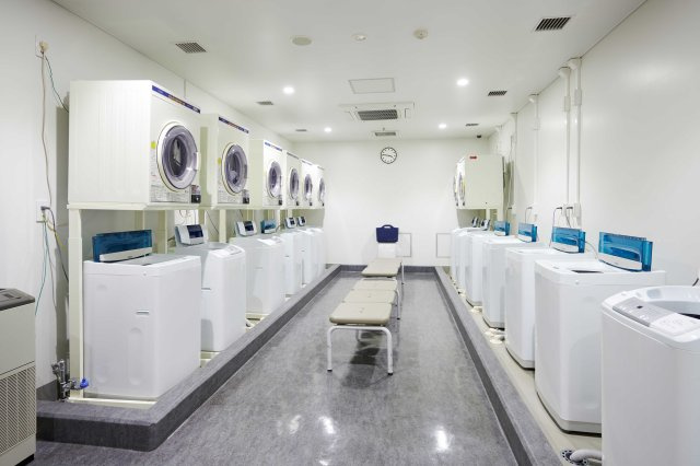 ドーミー百万遍アネックスのその他共用部分|ランドリールーム